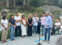 Inaugúrase a senda peonil e ciclista que une Ames e Santiago Inaugúrase a senda peonil e ciclista que une Ames e Santiago
