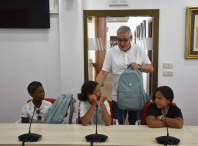 O Concello de Ames recibe ás tres nenas saharauís que pasaron o verán con familias amesás O Concello de Ames recibe ás tres nenas saharauís que pasaron o verán con familias amesás