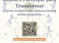 Ames participará no seminario Educar e Participar para transformar o vindeiro xoves 22 de outubro, cunha xornada centrada no tecido asociativo galego Ames participará no seminario Educar e Participar para transformar o vindeiro xoves 22 de outubro, cunha xornada centrada no tecido asociativo galego