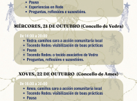 Ames participará no seminario Educar e Participar para transformar o vindeiro xoves 22 de outubro, cunha xornada centrada no tecido asociativo galego Ames participará no seminario Educar e Participar para transformar o vindeiro xoves 22 de outubro, cunha xornada centrada no tecido asociativo galego