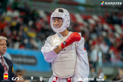 Raúl Rodríguez, deportista da escola Dokkodo, participa na Liga Mundial de Karate