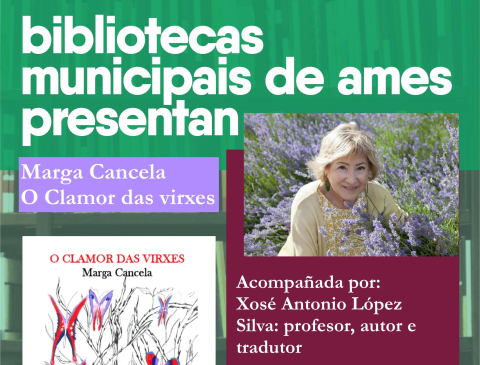 Marga Cancela presenta o seu libro “O clamor das Virxes” dentro do programa Encontros Literarios