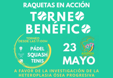 Inscríbete e participa no torneo benéfico Raquetas en Acción