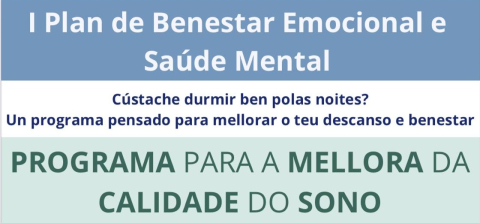 Participa no programa para a mellora da calidade do sono, incluído no I Plan de Benestar Emocional e Saúde Mental do Concello de Ames