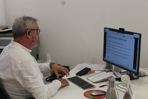 Blas García presenta a estratexia alimentaria de Ames nun webinario sobre alimentación e Axenda Urbana