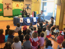 Imaxe das actividades do mes da música na escola infantil municipal A Madalena 