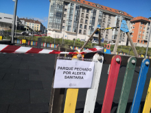 Imaxe sobre o peche dos parques infantís municipais Imaxe sobre o peche dos parques infantís municipais
