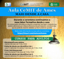 Cartel de maio Aula CeMIT Cartel de maio Aula CeMIT
