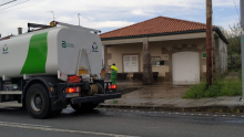 Traballos de limpeza e desinfección no rural Traballos de limpeza e desinfección no rural