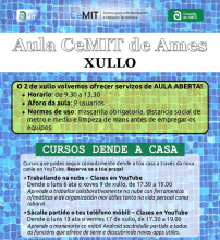 Cartel Aula CeMIT xullo Cartel Aula CeMIT xullo