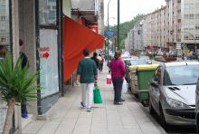 Avenida de Rosalia de Castro, no Milladorio Avenida de Rosalia de Castro, no Milladorio