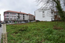 Imaxe dunha parcela urbana en Bertamiráns Imaxe dunha parcela urbana en Bertamiráns