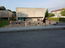 O baile enche as prazas do Concello de Ames O baile enche as prazas do Concello de Ames