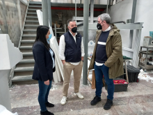 O Goberno municipal realiza unha visita á empresa Escenoset Espacios Efímeros O Goberno municipal realiza unha visita á empresa Escenoset Espacios Efímeros