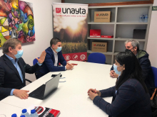 Imaxe da visita a empresa Unayta Imaxe da visita a empresa Unayta