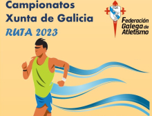 Cartaz do XXXIV Campionato Xunta de Galicia de marcha en ruta