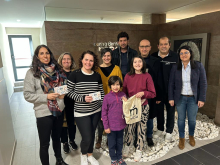 Imaxe de familia cos gañadores