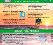 Cartaz dos obradoiros da aula CeMIT Cartaz dos obradoiros da aula CeMIT