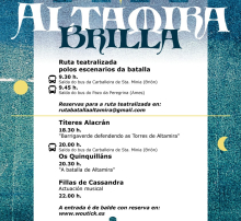 Cartaz das actividades "Altamira brilla" Cartaz das actividades "Altamira brilla"