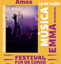 Cartel do concerto de fin de curso da EMMA Cartel do concerto de fin de curso da EMMA