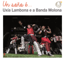 Cartaz do concerto de Uxía Lambona e a Banda Molona Cartaz do concerto de Uxía Lambona e a Banda Molona