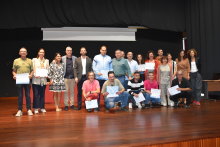 Imaxe do acto de entrega dos diplomas Imaxe do acto de entrega dos diplomas