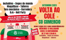 Cartaz da Volta ao cole co comercio 2023 Cartaz da Volta ao cole co comercio 2023