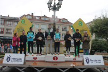 Podio da XXII Carreira pedestre popular Concello de Ames Podio da XXII Carreira pedestre popular Concello de Ames