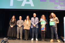 Imaxe da gala de entrega da sexta edición dos premios Lingua e Empresa Imaxe da gala de entrega da sexta edición dos premios Lingua e Empresa