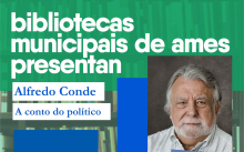 Alfredo Conde presenta o seu último libro “A conto do político” dentro do programa Encontros Literarios