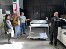 Imaxe da visita á empresa Karbonius Composites Technologies Imaxe da visita á empresa Karbonius Composites Technologies