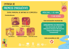 Mañá, mércores 3 de abril, celébrase a Gala de entrega de premios Enreguéifate 2024 Mañá, mércores 3 de abril, celébrase a Gala de entrega de premios Enreguéifate 2024