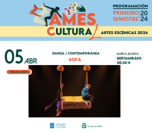 A Casa da Cultura de Bertamiráns acolle este venres o espectáculo de danza “Sofá”