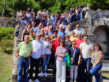 110 persoas participaron na ruta rosaliana “As Pegadas de Rosalía”