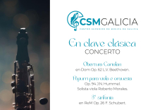 Este sábado a música clásica chega á Casa da Cultura de Bertamiráns