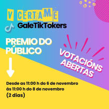 Aberto o prazo de votación para escoller os vídeos gañadores do público do certame Galetiktokers Aberto o prazo de votación para escoller os vídeos gañadores do público do certame Galetiktokers