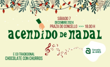 Ames acende o Nadal este sábado 7 de decembro
