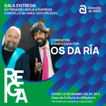 Os integrantes do grupo Os da Ría serán os encargados de presentar e amenizar a gala