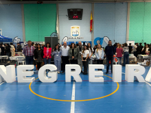 Sete coworkers do espazo colaborativo A Proa participaron na Feira das Profesións 2025 celebrada este xoves en Negreira