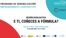 Participa na sesión sobre emprendemento cooperativo que acollerá o Espazo A Proa este venres 11 de xullo Participa na sesión sobre emprendemento cooperativo que acollerá o Espazo A Proa este venres 11 de xullo