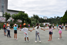 Máis de 300 nenos e nenas están a participar na Escola de Verán durante esta segunda quincena de xullo Máis de 300 nenos e nenas están a participar na Escola de Verán durante esta segunda quincena de xullo