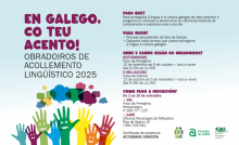 Mañá abre a inscrición nos obradoiros de acollemento lingüístico En galego, co teu acento!