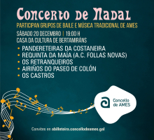 A Casa da Cultura de Bertamiráns acolle este sábado 20 de decembro o tradicional concerto de Nadal A Casa da Cultura de Bertamiráns acolle este sábado 20 de decembro o tradicional concerto de Nadal