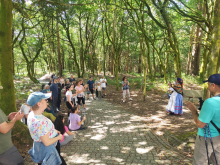 Arredor de 60 persoas participaron na andaina teatralizada polo Mar de Ovellas Arredor de 60 persoas participaron na andaina teatralizada polo Mar de Ovellas