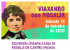 Imaxe do cartel da excursión literaria á Casa de Rosalía de Castro