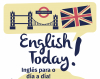 Cartel do curso de inglés English Today!