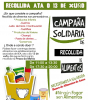 cartel campaña solidaria recollida de alimentos