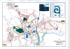 Mapa sobre o corte de tráfico en rúas de Bertamiráns os días 13 e 14 de xuño