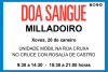 A unidade móbil de doazón de sangue estará este xoves 20 de xaneiro no Milladoiro