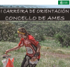 Cartel da primeira carreira de orientación que se celebrará o domingo 24 de abril